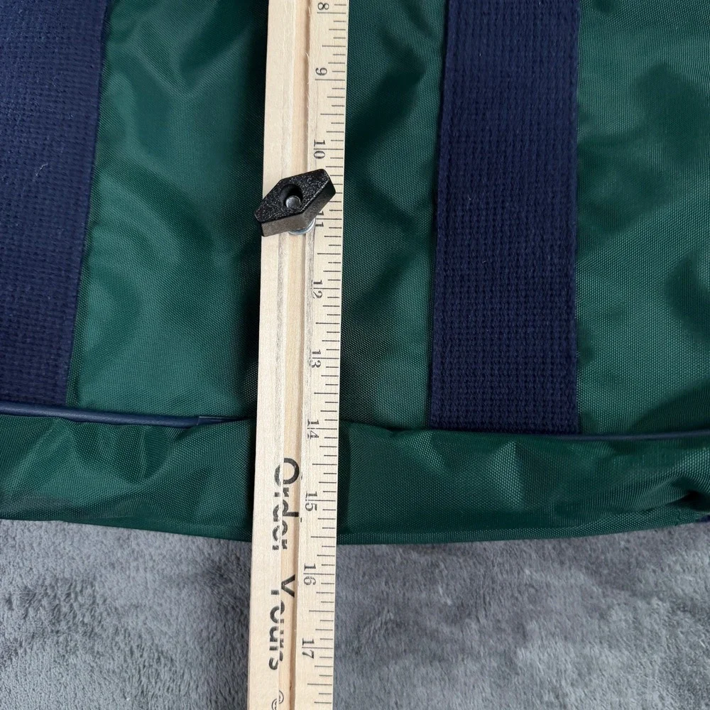 Lands End Briefcase Bag Unisex OS Green VTG Made USA Gorpcore Outdoor Logo